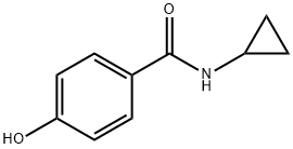 N-环丙基-4-羟基苯甲酰胺 结构式