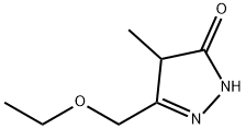 5(4)-Pyrazolone,  3-(ethoxymethyl)-4-methyl-  (1CI) 结构式