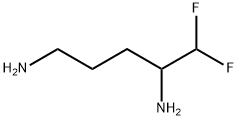 alpha-difluoromethylputrescine 结构式