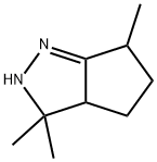 Cyclopentapyrazole,  2,3,31,4,5,6-hexahydro-3,3,6-trimethyl-  (1CI) 结构式