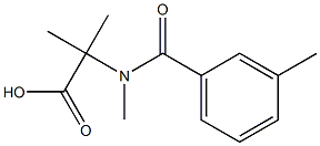Hippuric  acid,  m-,  N,-alpha-,-alpha--tetramethyl-  (1CI) 结构式