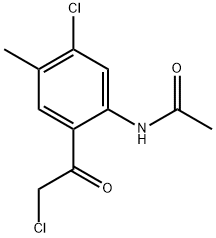 p-Acetotoluide,  5-chloro-2-(chloroacetyl)-  (1CI) 结构式