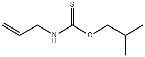 N-烯丙基-O-异丁基-硫氨酯 结构式