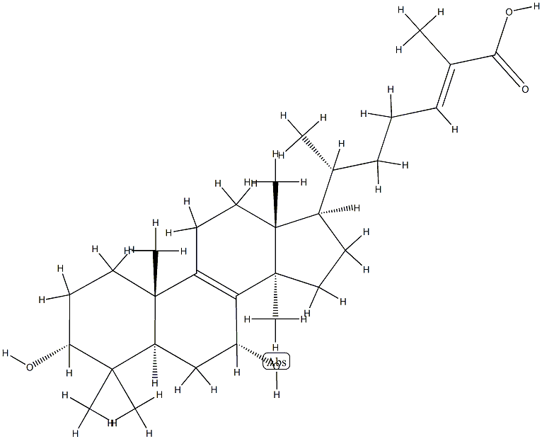 灵芝酸 U 结构式