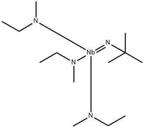 (t-Butylimido)tris(methylethylamino)niobium, 98% 结构式