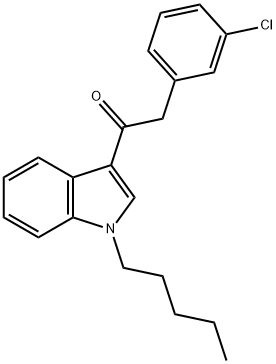 JWH 203 3-chlorophenyl isomer 结构式