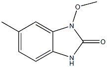 2H-Benzimidazol-2-one,1,3-dihydro-1-methoxy-6-methyl-(9CI) 结构式
