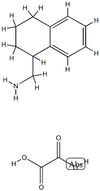 (1,2,3,4-四氢-1-萘基)甲胺草酸盐 结构式