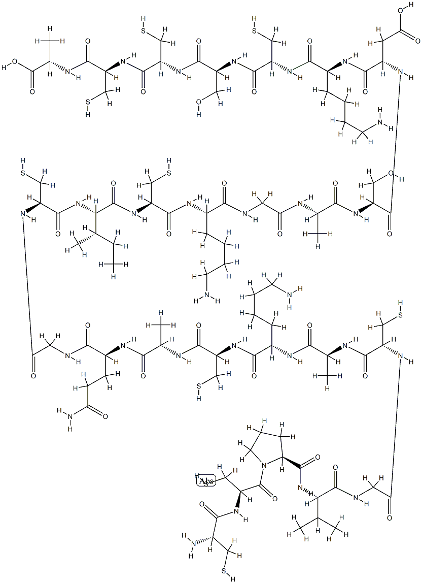 metallothionein II hexacosapeptide 36-61 结构式