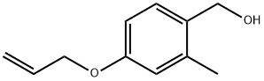 (4-(烯丙氧基)-2-甲基苯基)甲醇 结构式