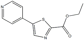 ethyl 5-(pyridin-4-yl)thiazole-2-carboxylate 结构式