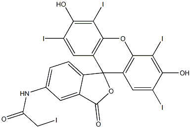 iodoacetamidoerythrosin 结构式