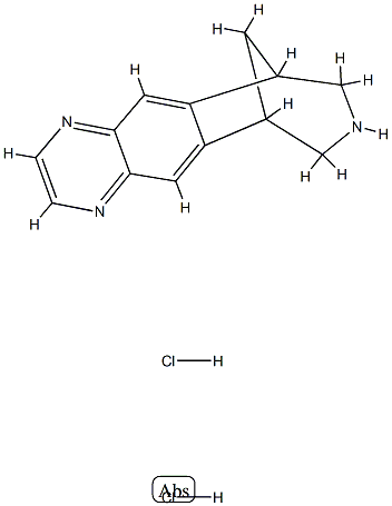 VARENICLINE DIHYDROCHLORIDE 结构式