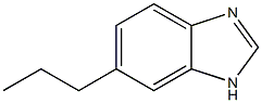 1H-Benzimidazole,5-propyl-(9CI) 结构式