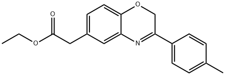 ethyl 2-[8-(4-methylphenyl)-10-oxa-7-azabicyclo[4.4.0]deca-2,4,7,11-te traen-4-yl]acetate 结构式