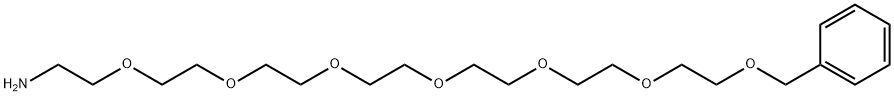 苄基-六聚乙二醇-氨基 结构式