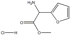 METHYL 2-AMINO-2-FURANACETATE HCL 结构式