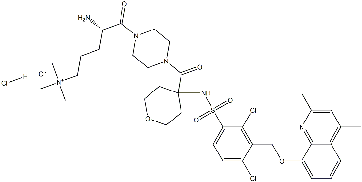 Fasitibant chloride hydrochloride 结构式