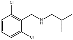 [(2,6-dichlorophenyl)methyl](2-methylpropyl)amine 结构式