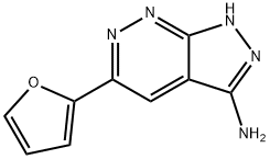 1H-Pyrazolo[3,4-c]pyridazin-3-amine,5-(2-furanyl)-(9CI) 结构式