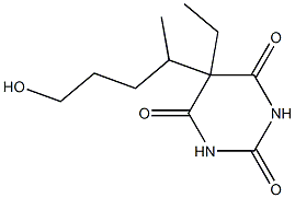 4'-hydroxypentobarbitone 结构式