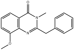 4(3)-Quinazolone,  2-benzyl-8-methoxy-3-methyl-  (3CI) 结构式