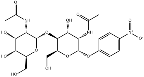 GALNACΒ(1-4)GLCNAC-Β-PNP 结构式