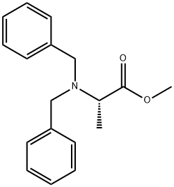 methyl dibenzyl-L-alaninate 结构式