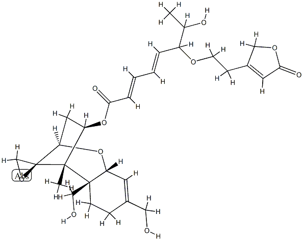 16-羟基杆孢菌素 结构式