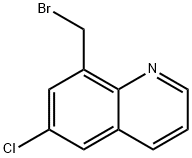 8-(溴甲基)-6-氯喹啉 结构式