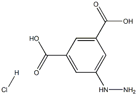 5-肼基间苯二甲酸盐酸盐 结构式