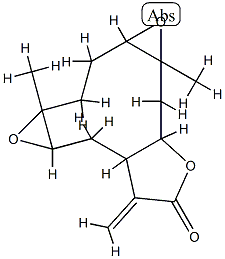 11(13)-去氢腋生依瓦菊素 结构式