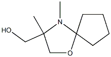 1-Oxa-4-azaspiro[4.4]nonane-3-methanol,3,4-dimethyl-(9CI) 结构式
