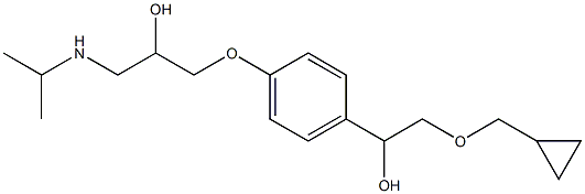 1-(4-(2-(Cyclopropylmethoxy)-1-hydroxyethyl)phenoxy)-3-(isopropylamino)propan-2-ol