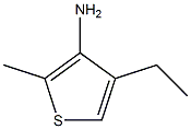 3-Thiophenamine,4-ethyl-2-methyl-(9CI) 结构式