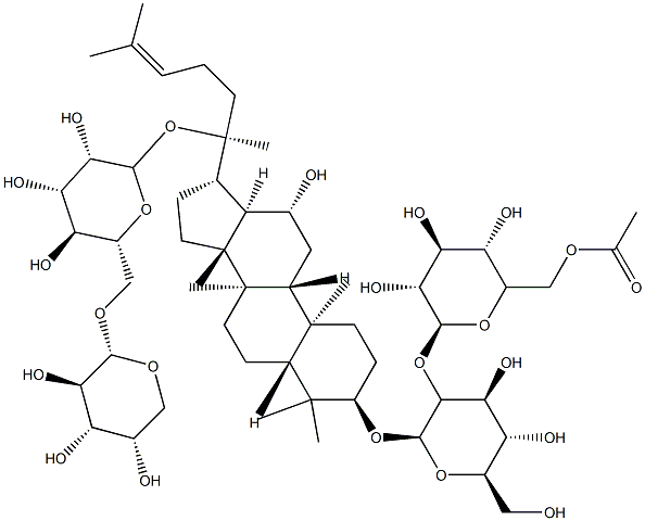 人参皂苷 RS1 结构式