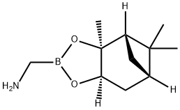 (3AS,4S,6S,7AR)-六氢-3A,5,5-三甲基-4,6-甲桥-1,3,2-苯并二氧硼烷-2-甲胺 结构式