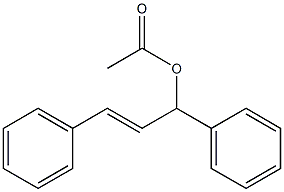 (±)-反式-1,3-二苯基烯丙基乙酸酯 结构式