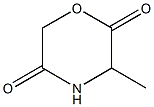 3-甲基吗啉-2,5-二酮 结构式