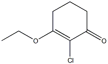 2-Cyclohexen-1-one,2-chloro-3-ethoxy-(9CI) 结构式