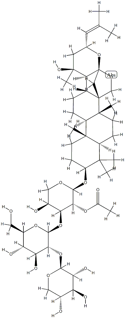 蛇藤皂苷 结构式