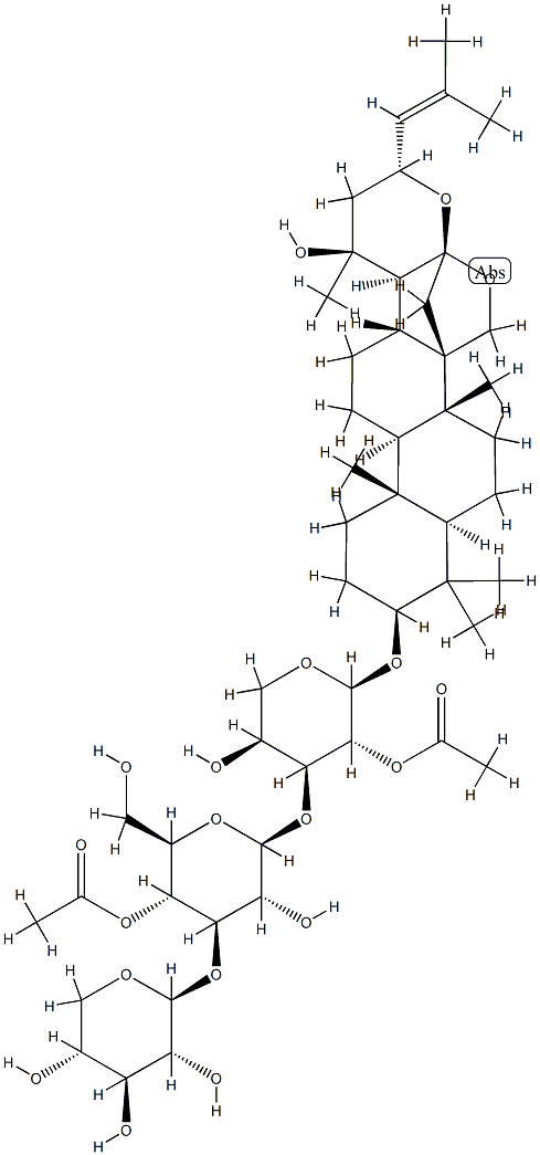 蛇藤苷 结构式