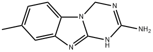 1,3,5-Triazino[1,2-a]benzimidazol-2-amine,1,4-dihydro-8-methyl-(9CI) 结构式