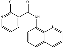 2-chloro-N-(quinolin-8-yl)pyridine-3-carboxamide 结构式