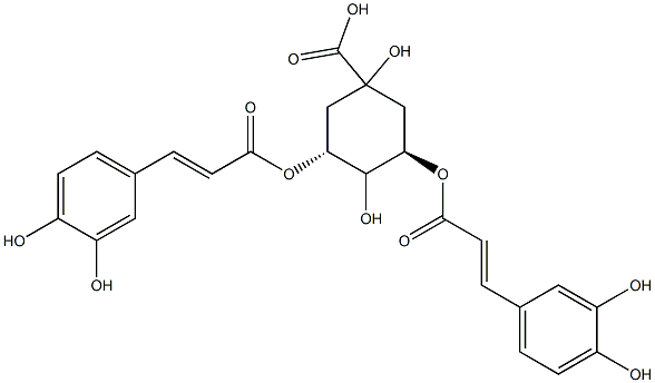 3,5-二咖啡酰-表-奎宁酸 结构式