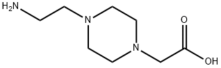 1-Piperazineaceticacid,4-(2-aminoethyl)-(9CI) 结构式