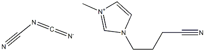 1-甲基-3-(3-氰丙基)咪唑二氰胺 结构式
