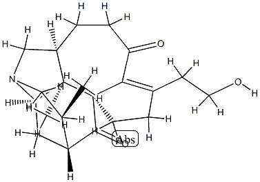虎皮楠生物碱 B 结构式