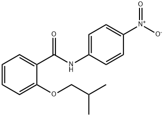 2-isobutoxy-N-(4-nitrophenyl)benzamide 结构式