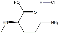 N-ME-D-ORN-OH·HCL 结构式